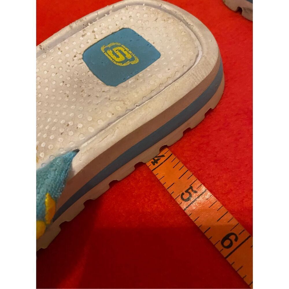 Vintage Sketchers Platform Comfort Flip Flops Sandals Beach Summer Travel - Picture 12 of 14